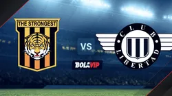 The Strongest vs. Libertad por la Copa Libertadores.