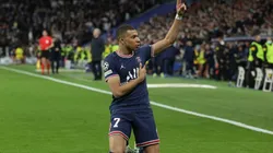 Kylian Mbappé en el Santiago Bernabéu.