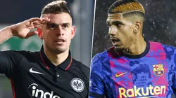 Frankfurt vs. Barcelona por la Europa League (Fotos: Getty).