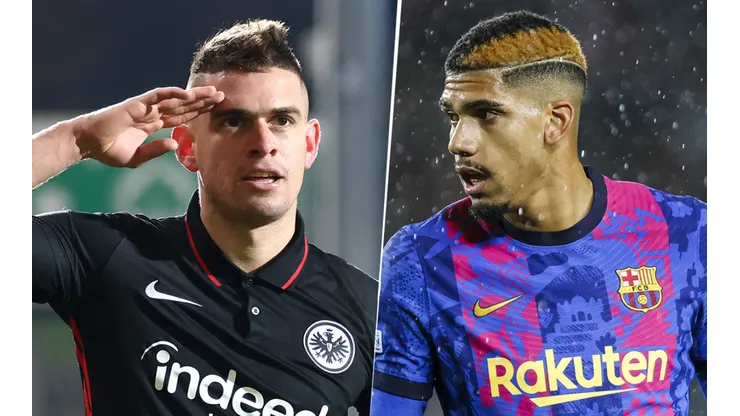 Frankfurt vs. Barcelona por la Europa League (Fotos: Getty).