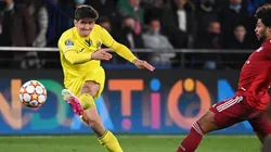 Gerard Moreno ante Serge Gnabry.