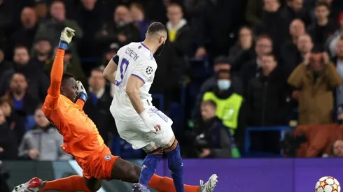 Karim Benzema aprovechó un regalo de Mendy y puso el 3-1 de Real Madrid.