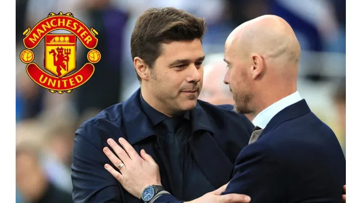 Mauricio Pochettino y Erik Ten Hag, posibles entrenadores del Manchester United.