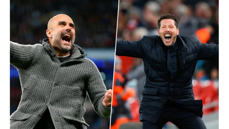 Josep Guardiola ante Diego Simeone.