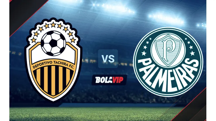 Deportivo Táchira vs. Palmeiras por la Copa Libertadores.