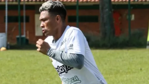 Teófilo Gutiérrez en entrenamiento con Cali.