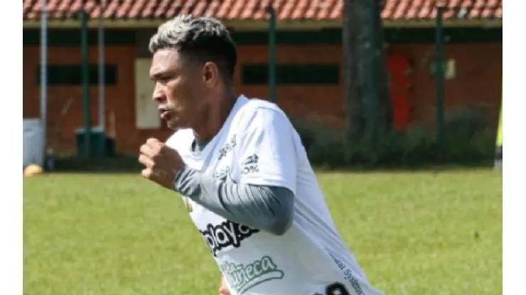 Teófilo Gutiérrez en entrenamiento con Cali.