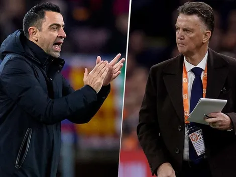 Xavi y su conmovedor gesto con Louis Van Gaal