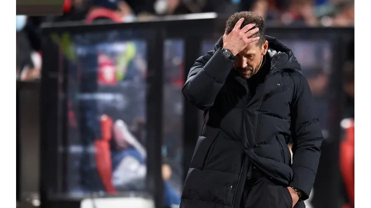 Diego Simeone, entrenador del Atlético de Madrid.