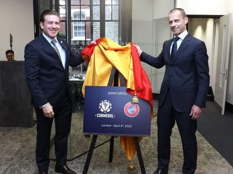 Conmebol y UEFA inauguran su oficina en Londres