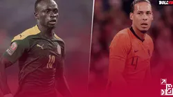Mané y Van Dijk con sus selecciones.