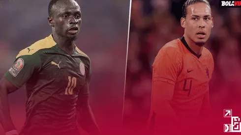 Mané y Van Dijk con sus selecciones.