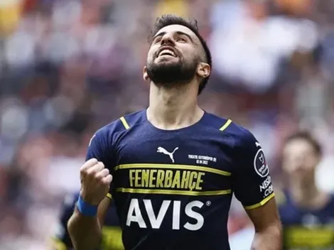 Llegó dulce de la selección: golazo de Diego Rossi para Fenerbahçe