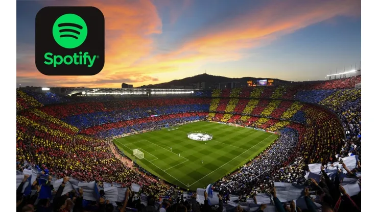 Estadio del Camp Nou en Barcelona.
