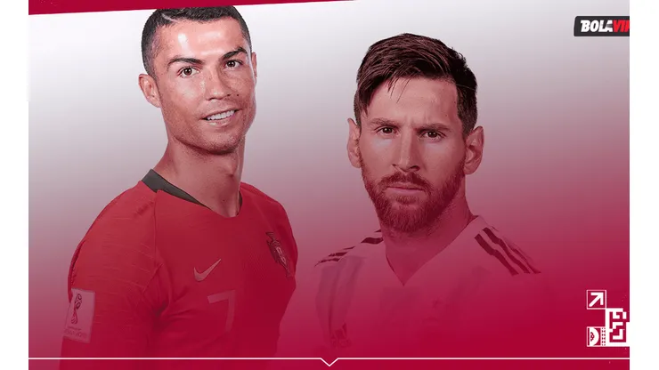 Cristiano Ronaldo y Lionel Messi con sus selecciones.