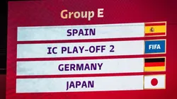 España y Alemania comparten el Grupo E de Qatar 2022