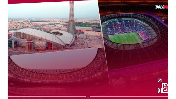Los espectaculares estadios de Qatar 2022.