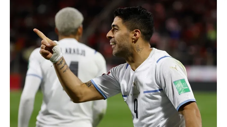 Suárez, máximo goleador histórico de las Eliminatorias Sudamericanas. Foto: Getty..