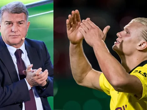 Laporta confirma dos fichajes y vuelve a descartar a Haaland