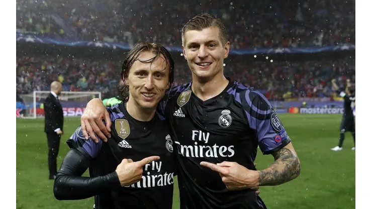 Luka Modric y Toni Kroos.