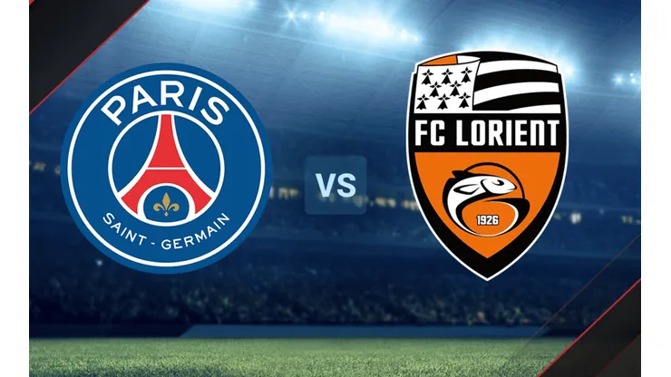 PSG vs. Lorient por la Ligue 1 de Francia.