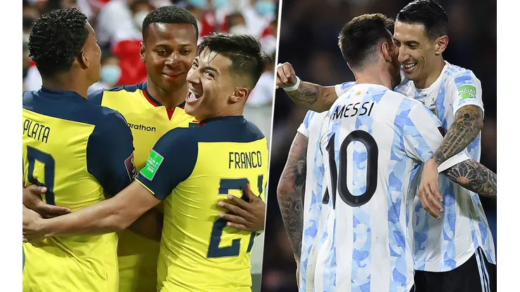 Ecuador vs. Argentina (Fotos: Getty Images)