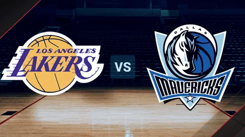 Los Angeles Lakers ante Dallas Mavericks por la temporada regular de la NBA