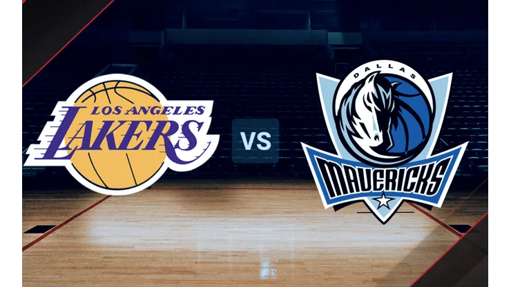 Los Angeles Lakers ante Dallas Mavericks por la temporada regular de la NBA