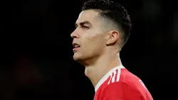 Cristiano Ronaldo en un encuentro con Manchester United.