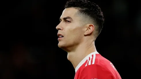 Cristiano Ronaldo en un encuentro con Manchester United.