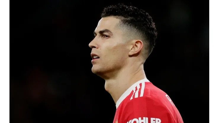 Cristiano Ronaldo en un encuentro con Manchester United.