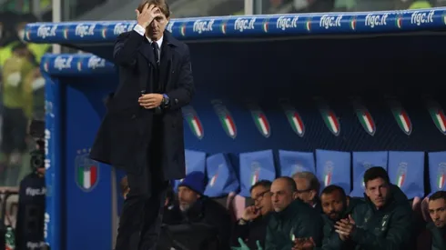 Roberto Mancini, entrenador de Italia.