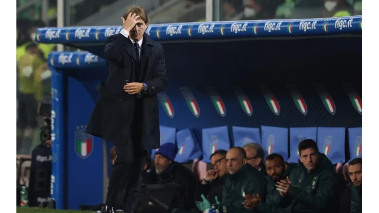 Roberto Mancini, entrenador de Italia.