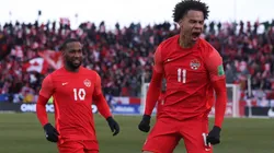 Tajon Buchanan celebra su gol ante Jamaica.