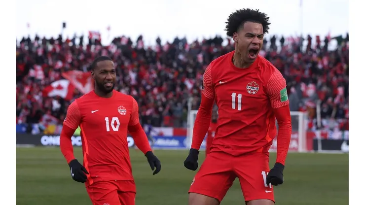 Tajon Buchanan celebra su gol ante Jamaica.