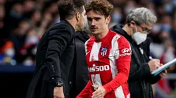 Diego Simeone y Antoine Griezmann.