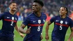 Jugadores de la selección francesa.