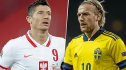 Polonia vs. Suecia por las Eliminatorias UEFA (Fotos: Getty).