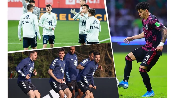 Selecciones en acción el fin de semana.