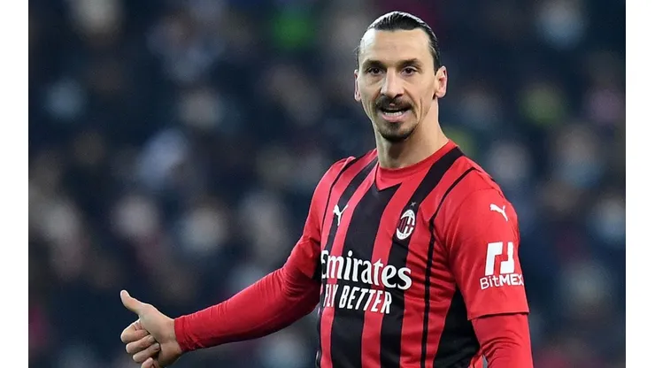Zlatan en acción con Milan.