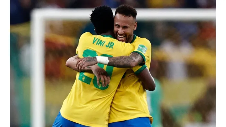 Neymar y Vinicius en el triunfo de Brasil ante Chile
