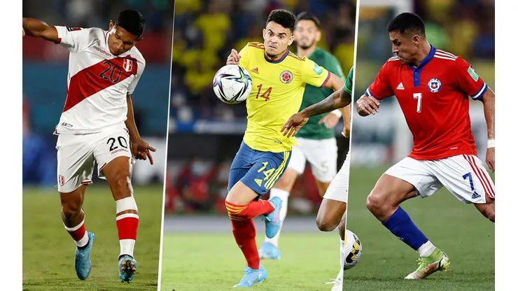 Perú, Colombia y Chile; los equipos por el quinto puesto.