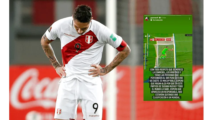 Paolo Guerrero y su foto editada.