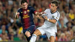 Lionel Messi y Cristiano Ronaldo en el Clásico.