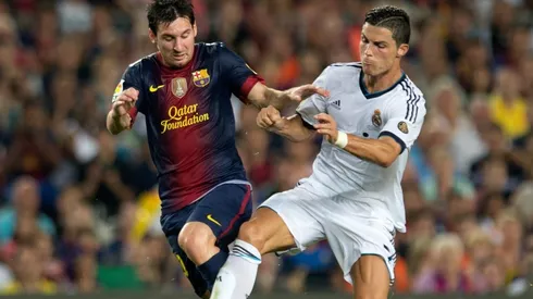 Lionel Messi y Cristiano Ronaldo en el Clásico.
