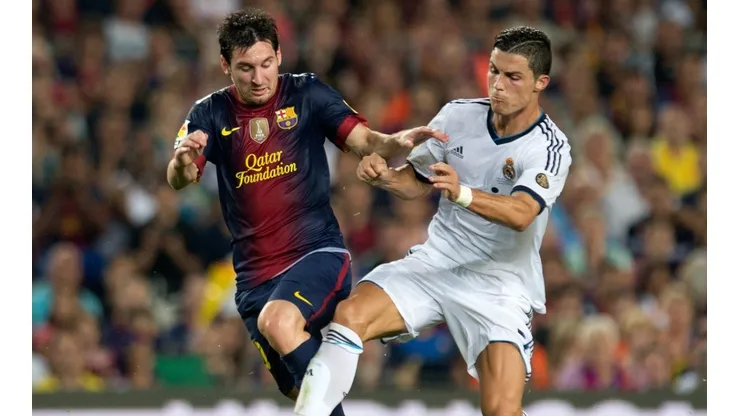 Lionel Messi y Cristiano Ronaldo en el Clásico.
