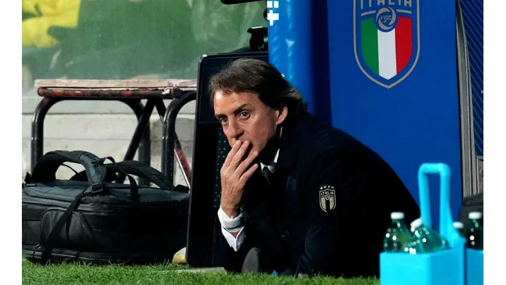 Roberto Mancini, entrenador de la selección italiana.