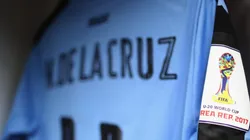 Camiseta uruguaya de Nico De la Cruz