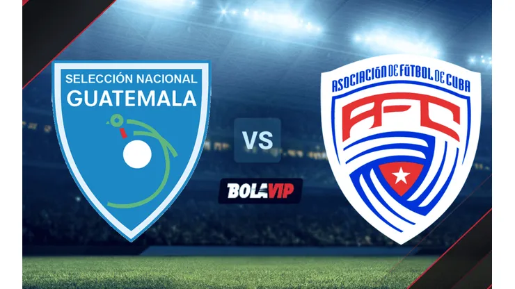 Guatemala vs. Cuba por un amistoso.