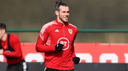Bale en entrenamiento con Gales.